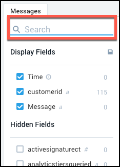 field browser search field