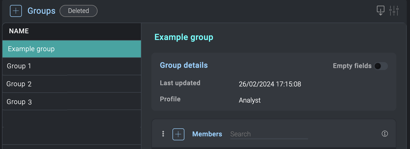Example group