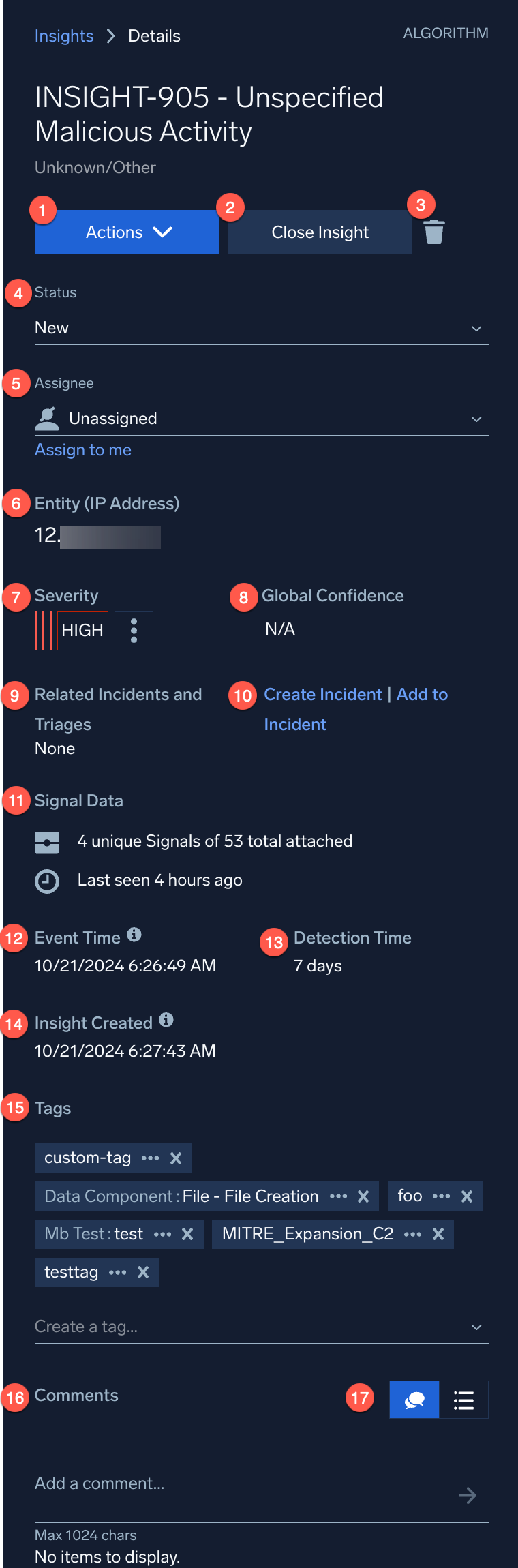 Insight details