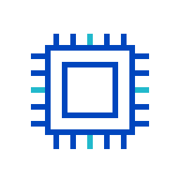 Computer chip icon