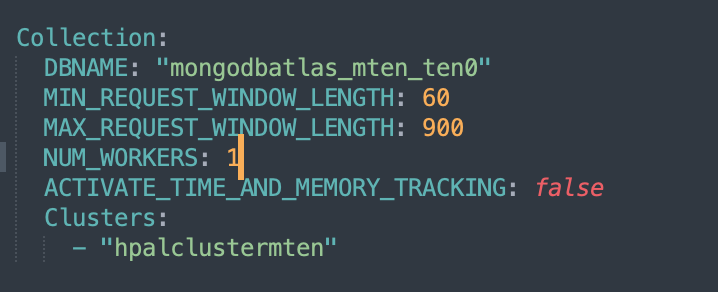 MongoDB Atlas filter by cluster