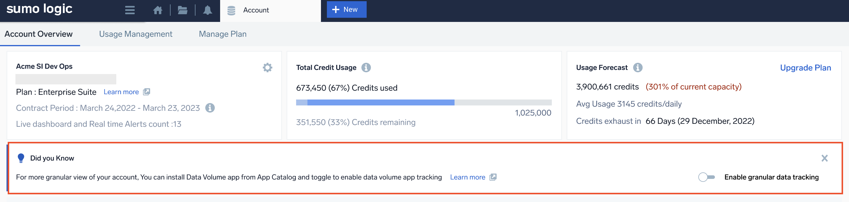 Enable Granular Data Tracking