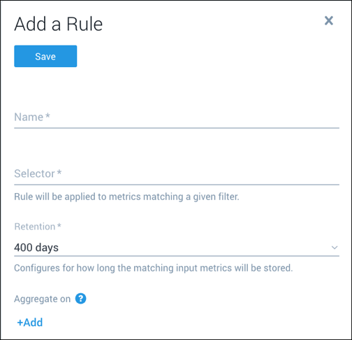 Add a metrics transformation rule