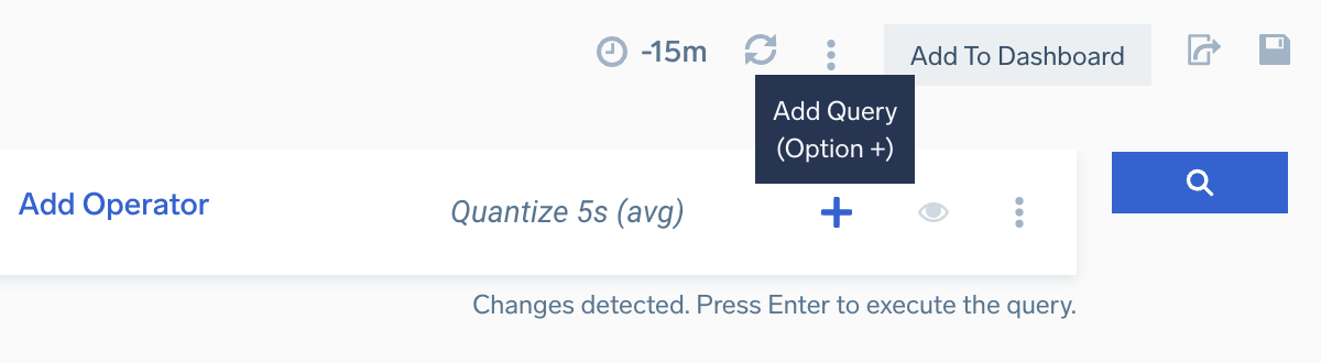 Add Query button