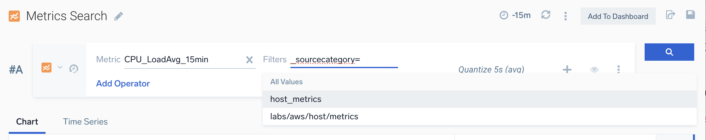 Filter values
