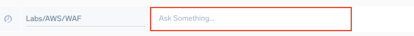 Entering a prompt in the Mobot Ask field