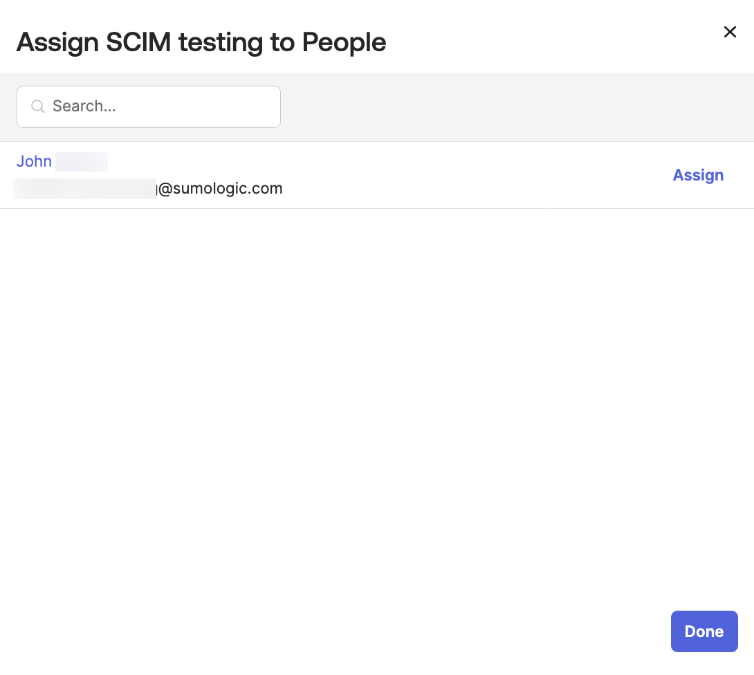 Assign person